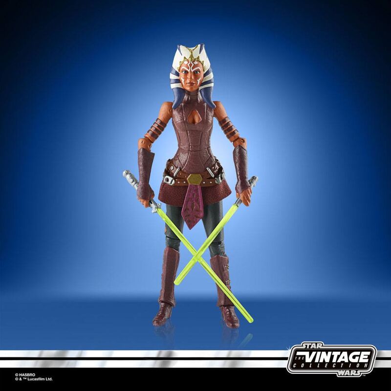 Imagen 5 de Figura Ahsoka Tano The Clone Wars Star Wars Vintage Collection 9,5Cm