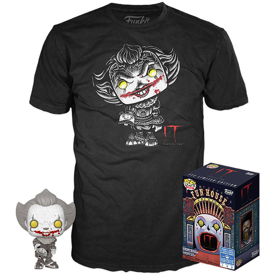 Imagen 1 de Set Figura Pop & Tee It 2 Pennywise Exclusive M