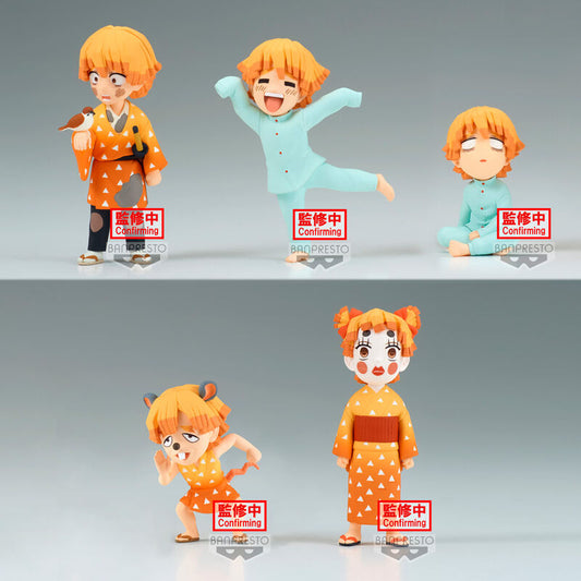 Imagen 1 de Pack 12 Figuras Zenitsu Agatsuma World Collectable Demon Slayer Kimetsu No Yaiba 7Cm