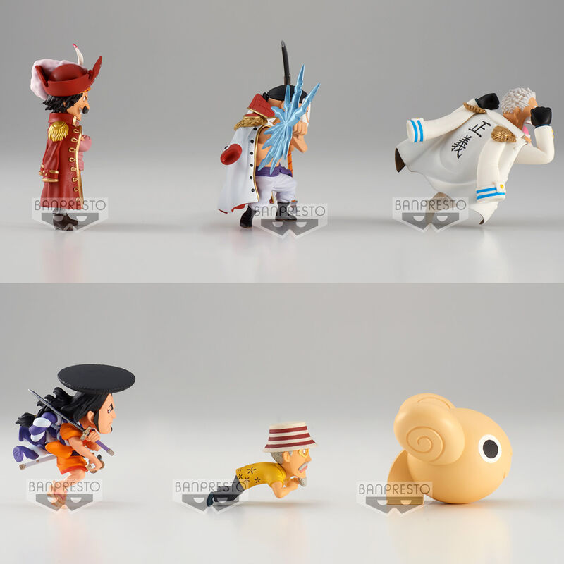 Imagen 2 de Pack 12 Figuras World Collectable Landscapes Vol.10 The Great Pirates 100 One Piece 7Cm Surtido