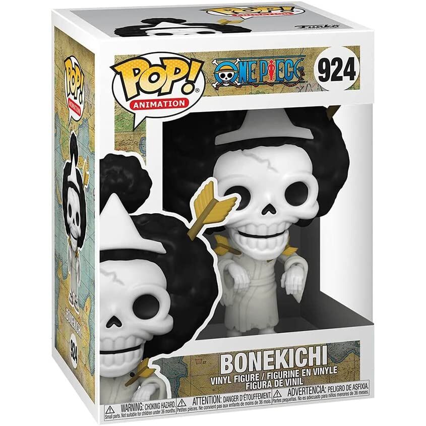 Imagen de Figura Pop One Piece Brook Bonekichi parte de nuestra colección en Espadas y más, sitio oficial.