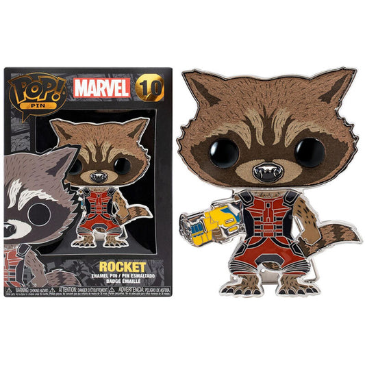 Imagen 1 de Pop Pin Marvel Guardianes De La Galaxia Rocket 10Cm