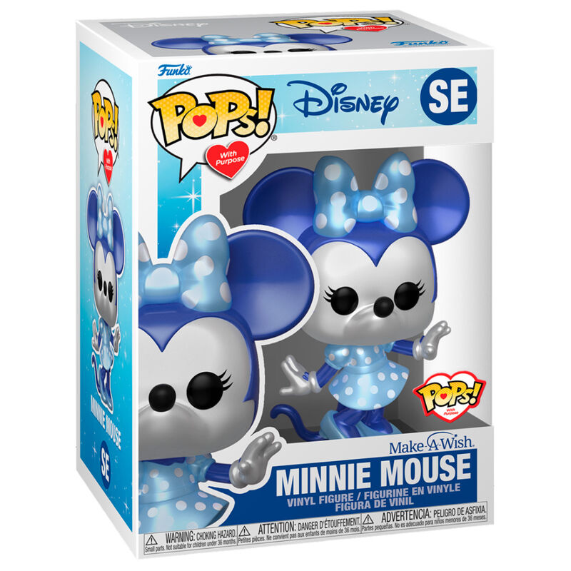Imagen 2 de Figura Pop Disney Make A Wish Minnie Mouse Metallic