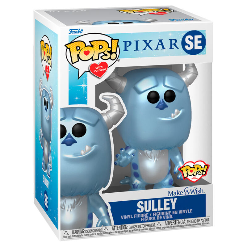 Imagen 2 de Figura Pop Disney Make A Wish Sulley Metallic