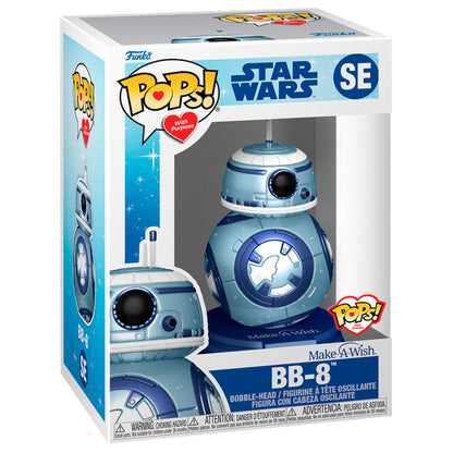 Imagen 2 de Figura Pop Star Wars Make A Wish Bb-8 Metallic
