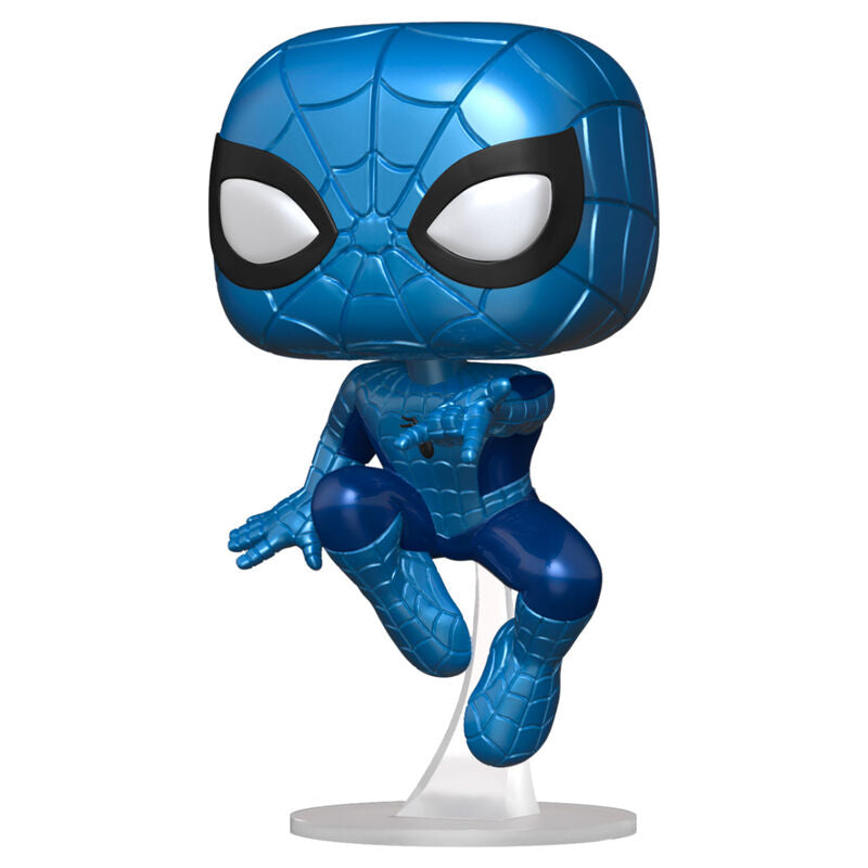 Imagen 3 de Figura Pop Marvel Make A Wish Spiderman Metallic