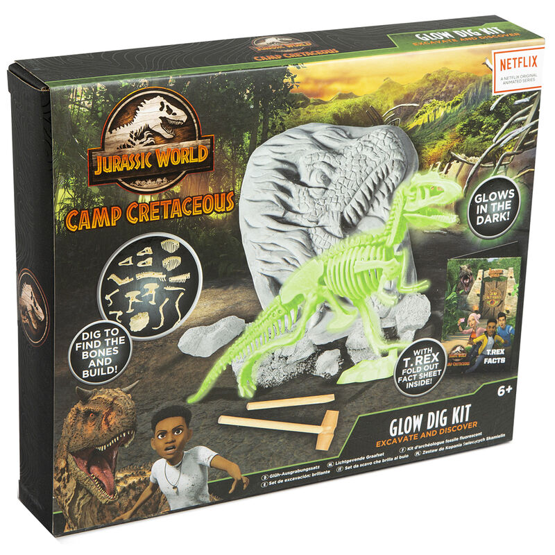 Imagen 1 de Kit Excavacion Brillante Camp Cretaceaous Jurassic World