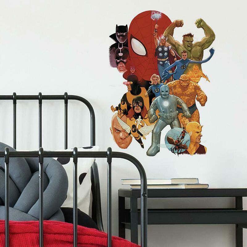 Imagen 2 de Vinilo Decorativo Los Vengadores Avengers Marvel