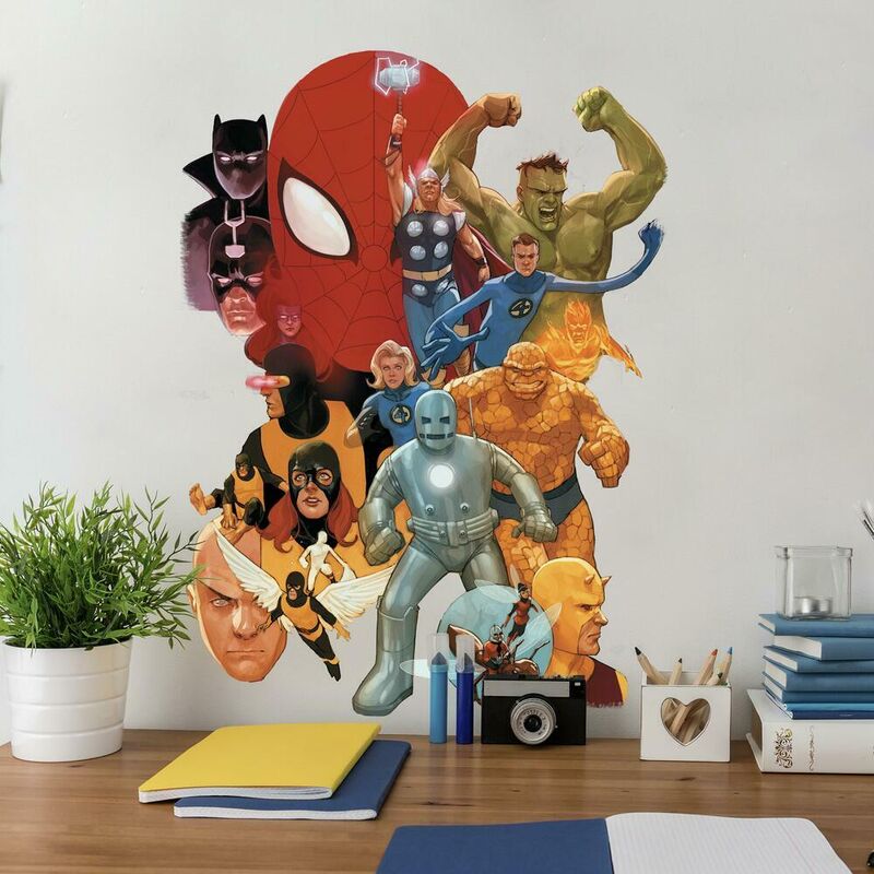 Imagen 3 de Vinilo Decorativo Los Vengadores Avengers Marvel