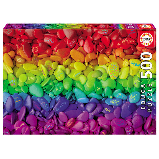 Imagen 1 de Puzzle Piedras De Colores 500Pzs