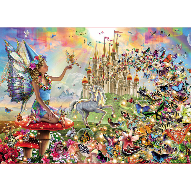 Imagen 2 de Puzzle Hadas Y Mariposas 500Pzs