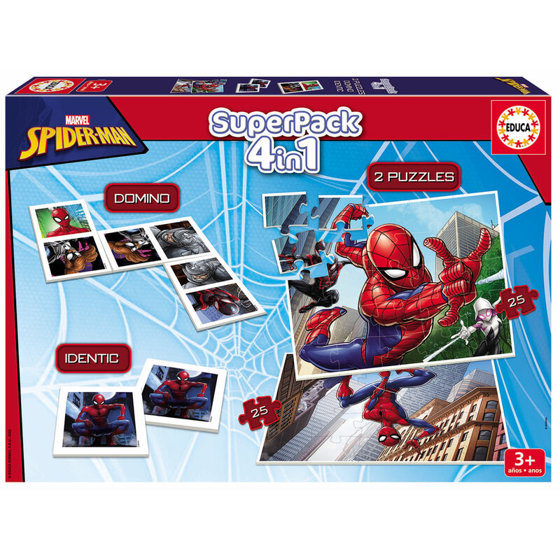 Imagen 1 de Superpack 4 En 1 Spiderman Marvel