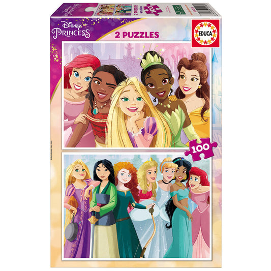 Imagen 1 de Puzzle Princesas Disney 2X100pzs