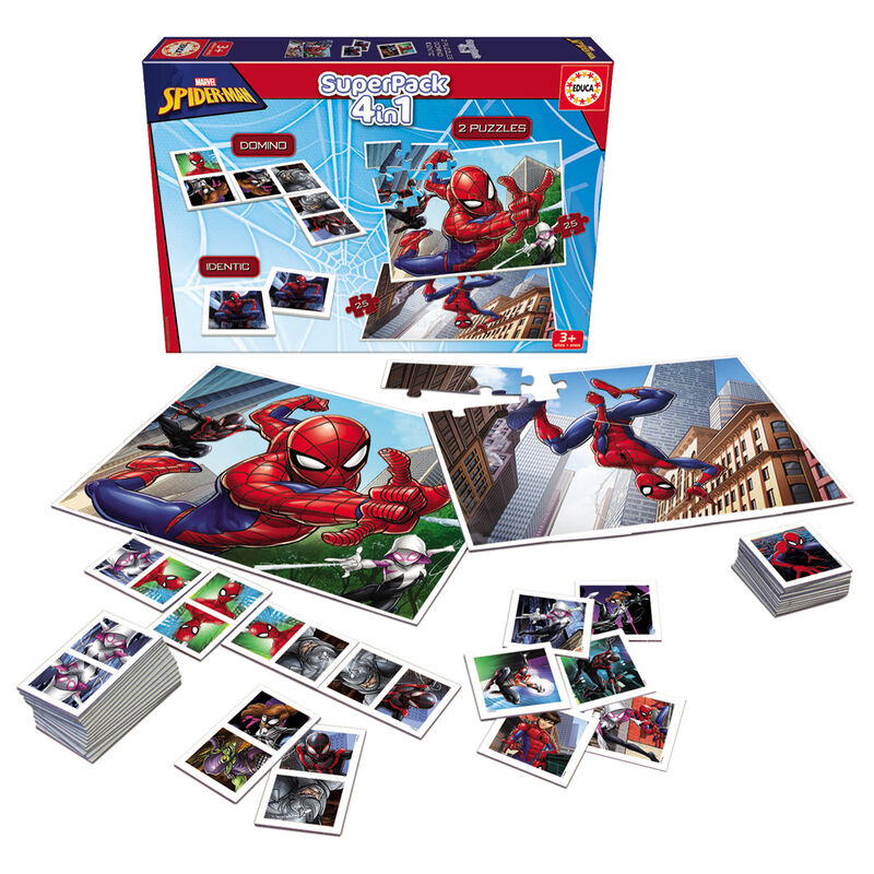 Imagen 2 de Superpack 4 En 1 Spiderman Marvel