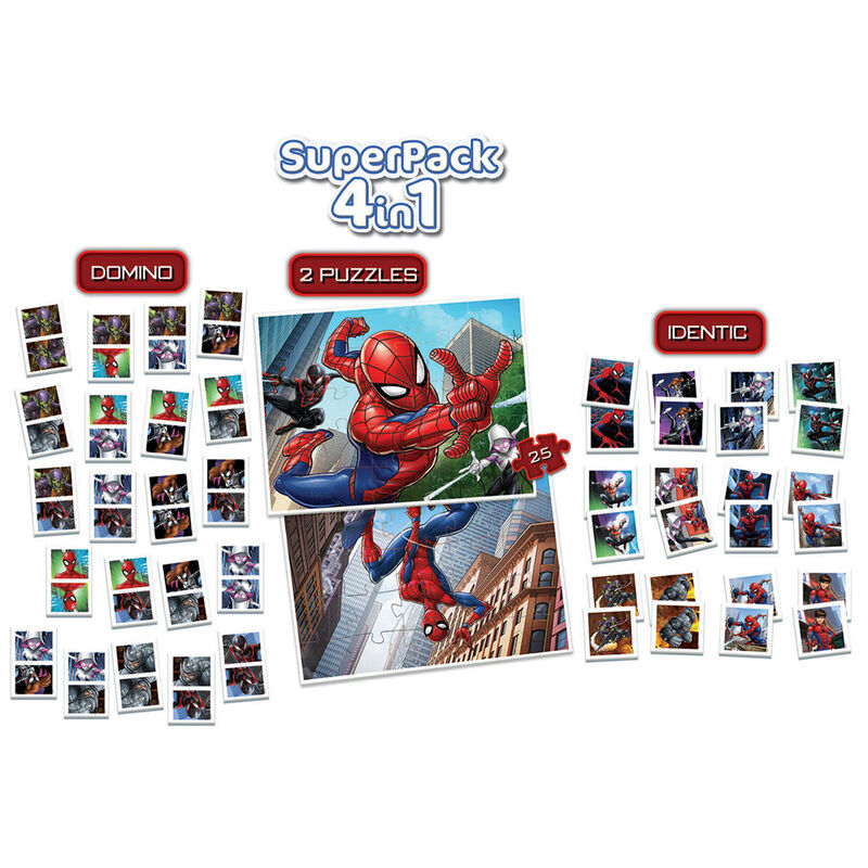 Imagen 3 de Superpack 4 En 1 Spiderman Marvel