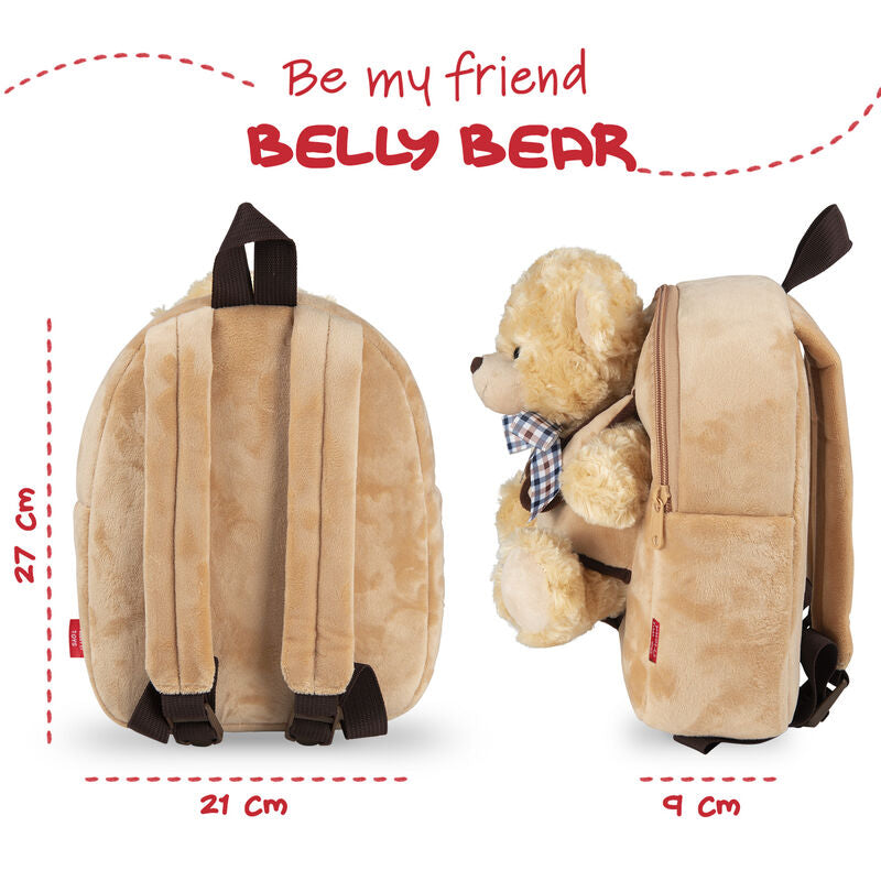 Imagen 3 - Mochila + Peluche Oso Belly 26Cm