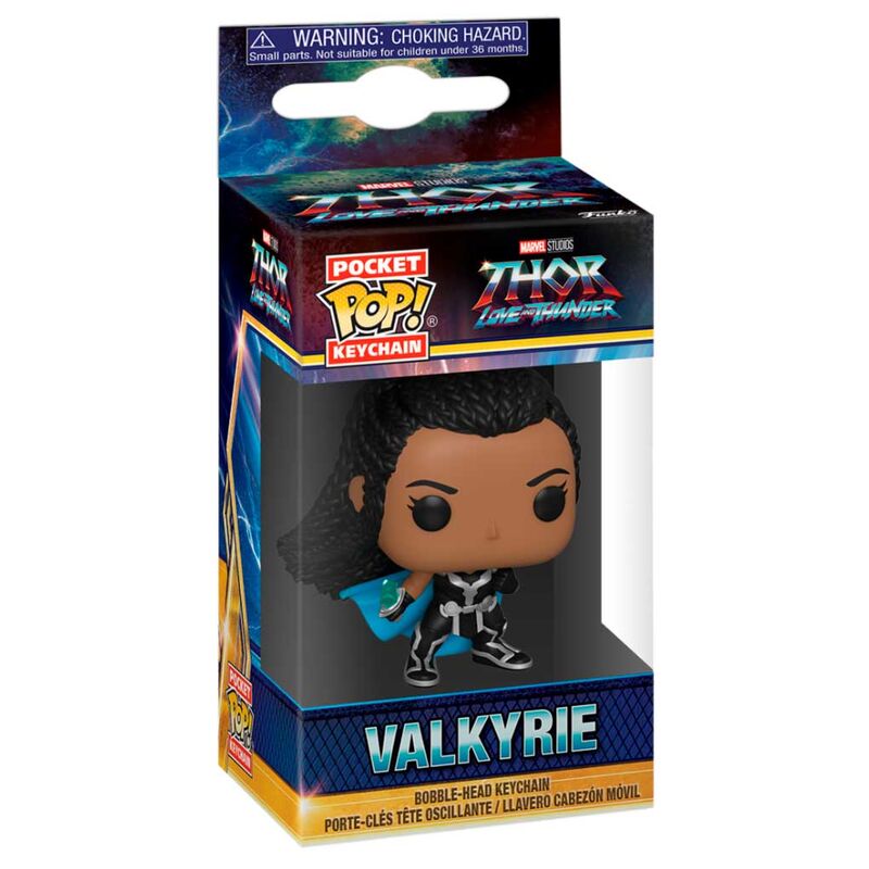 Imagen 2 de Llavero Pocket Pop Marvel Hor Love And Thunder Valkyrie