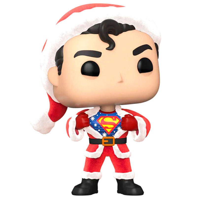 Imagen 3 - Set Figura Pop & Tee Dc Comics Superman Exclusive Flocked
