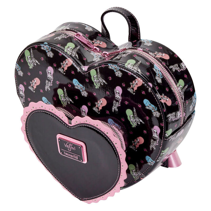 Imagen 2 de Mochila Corazon Lucy Tattoo Valfre Loungefly 26Cm