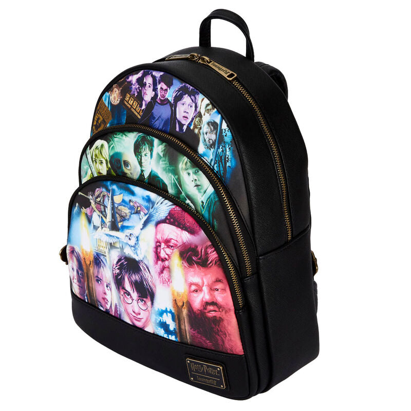 Imagen 2 de Mochila Trilogia Harry Potter Loungefly 34Cm