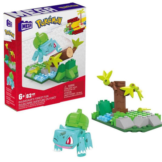 Imagen 1 de Kit Construccion Mega Construx Bulbasaur Forest Fun Pokemon 82Pzs