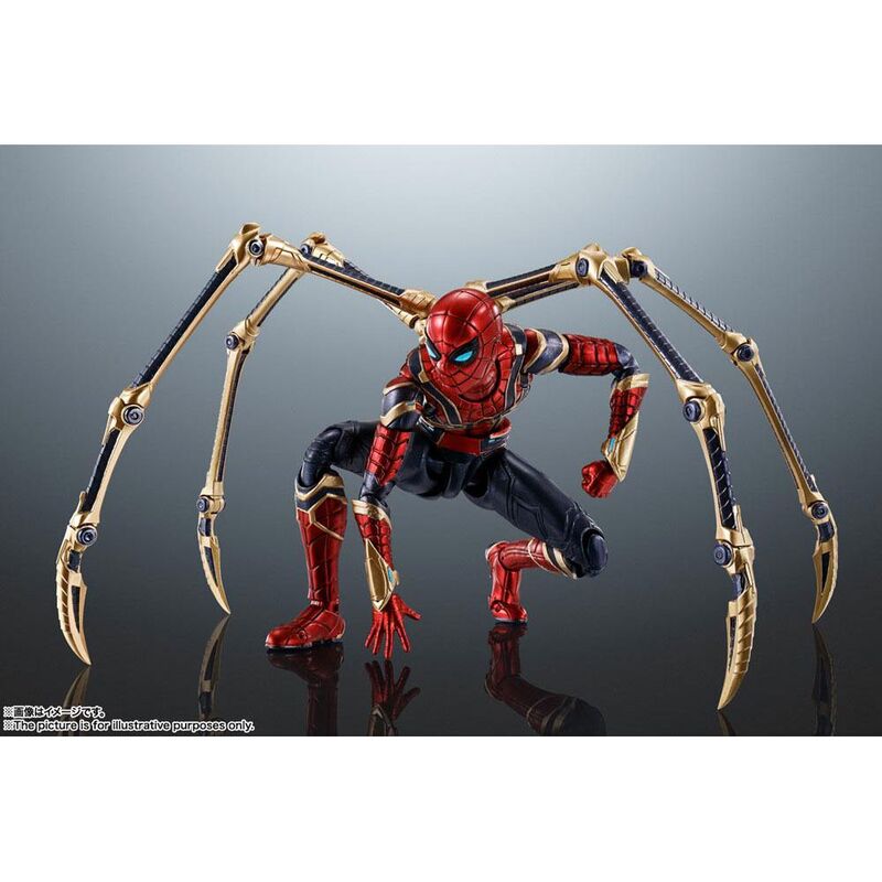 Imagen 3 - Figura S.h. Figuarts Iron Spiderman No Way Home Spiderman Marvel 15Cm