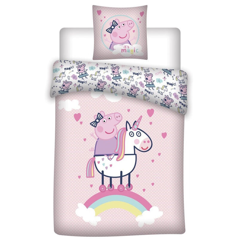 Imagen 1 - Funda Nordica Peppa Pig Cama 90 Algodon