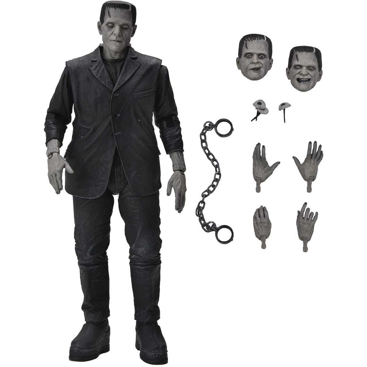 Imagen 6 - Figura Ultimate Frankenstein Monster Black And White Universal Monsters 18Cm