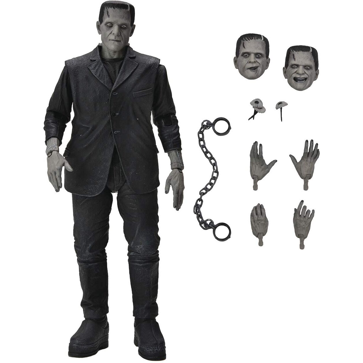 Imagen 6 de Figura Ultimate Frankenstein Monster Black And White Universal Monsters 18Cm