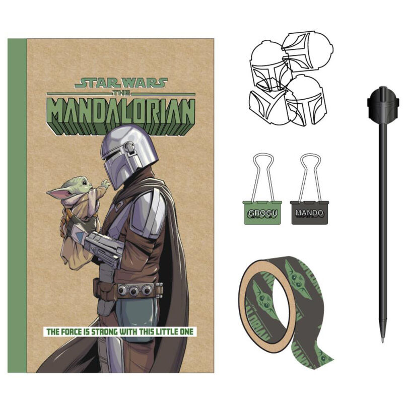 Imagen 3 de Set Papeleria The Mandalorian Star Wars