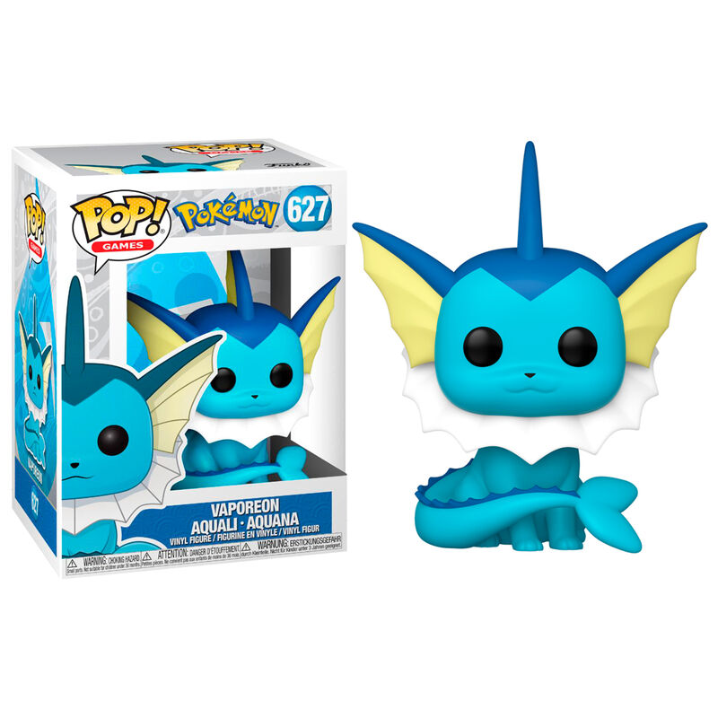 Imagen de Figura Pop Pokemon Vaporeon parte de nuestra colección en Espadas y más, sitio oficial.