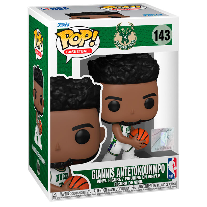 Imagen 2 - Figura Pop Nba Bucks Giannis Antetokounmpo