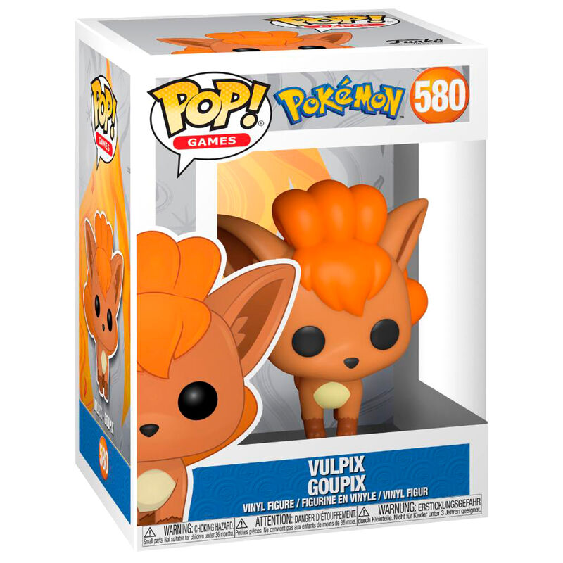 Imagen de Figura Pop Pokemon Vulpix parte de nuestra colección en Espadas y más, sitio oficial.