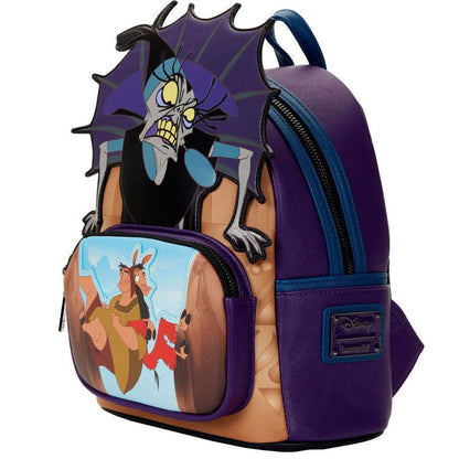 Imagen 3 de Mochila Villanos El Emperador Y Sus Locuras Disney Loungefly 26Cm