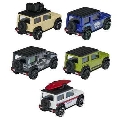 Imagen de Blister 5 Coches Metal Suzuki Jimy 7,5Cm parte de nuestra colección en Espadas y más, sitio oficial.
