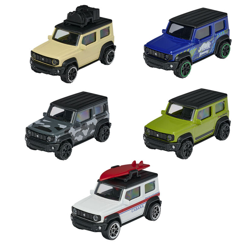 Imagen de Blister 5 Coches Metal Suzuki Jimy 7,5Cm parte de nuestra colección en Espadas y más, sitio oficial.