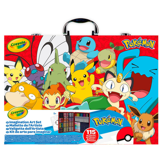 Imagen de Maletin Artista Pokemon Crayola parte de nuestra colección en Espadas y más, sitio oficial.