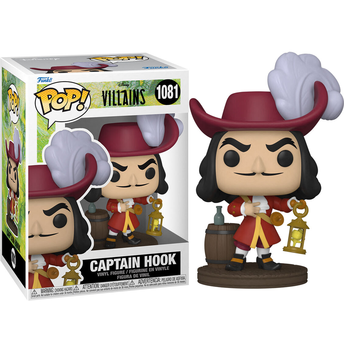 Imagen 1 de Figura Pop Disney Villains Captain Hook