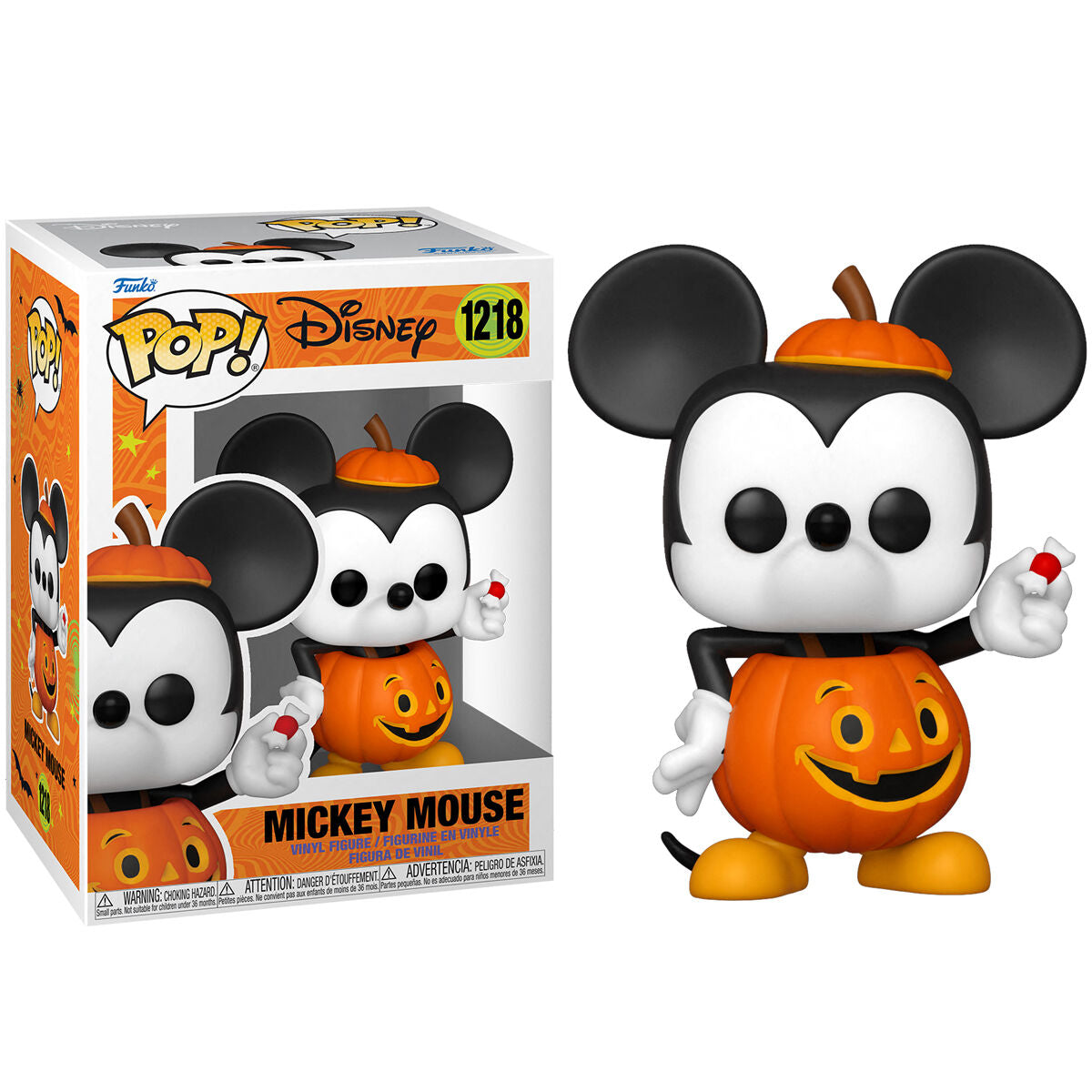 Imagen de Figura Pop Disney Truco Trato Mickey parte de nuestra colección en Espadas y más, sitio oficial.