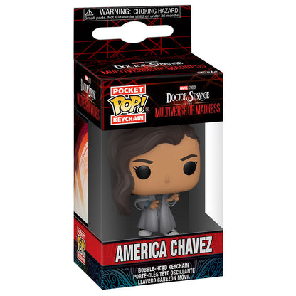 Imagen 3 de Llavero Pocket Pop Marvel Doctor Strange America Chavez