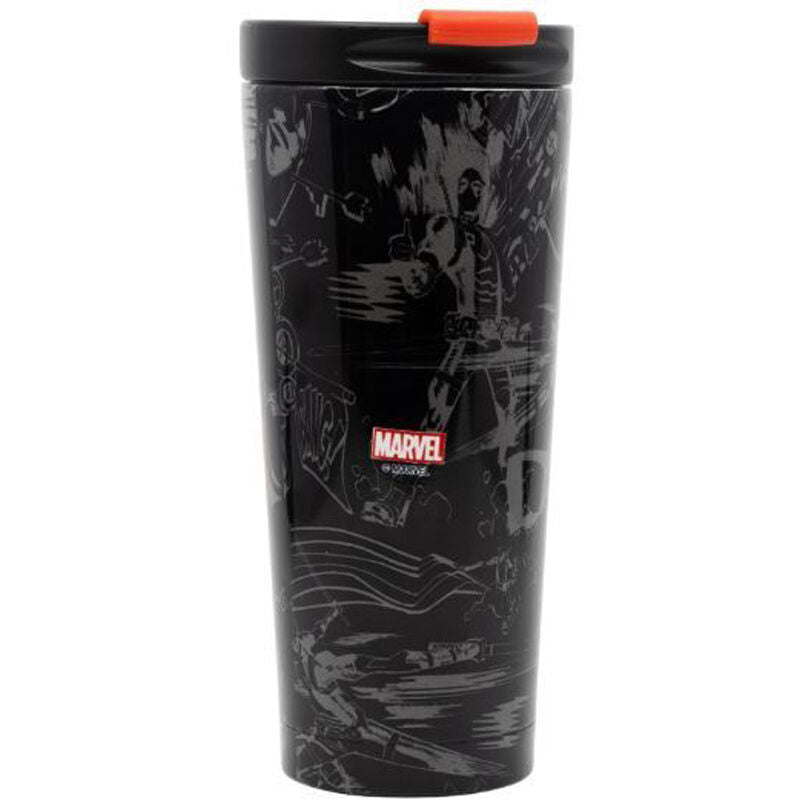 Imagen 2 de Vaso Termo Acero Inoxidable Deadpool Marvel 425Ml