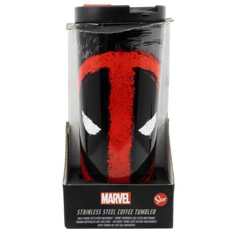 Imagen 4 de Vaso Termo Acero Inoxidable Deadpool Marvel 425Ml