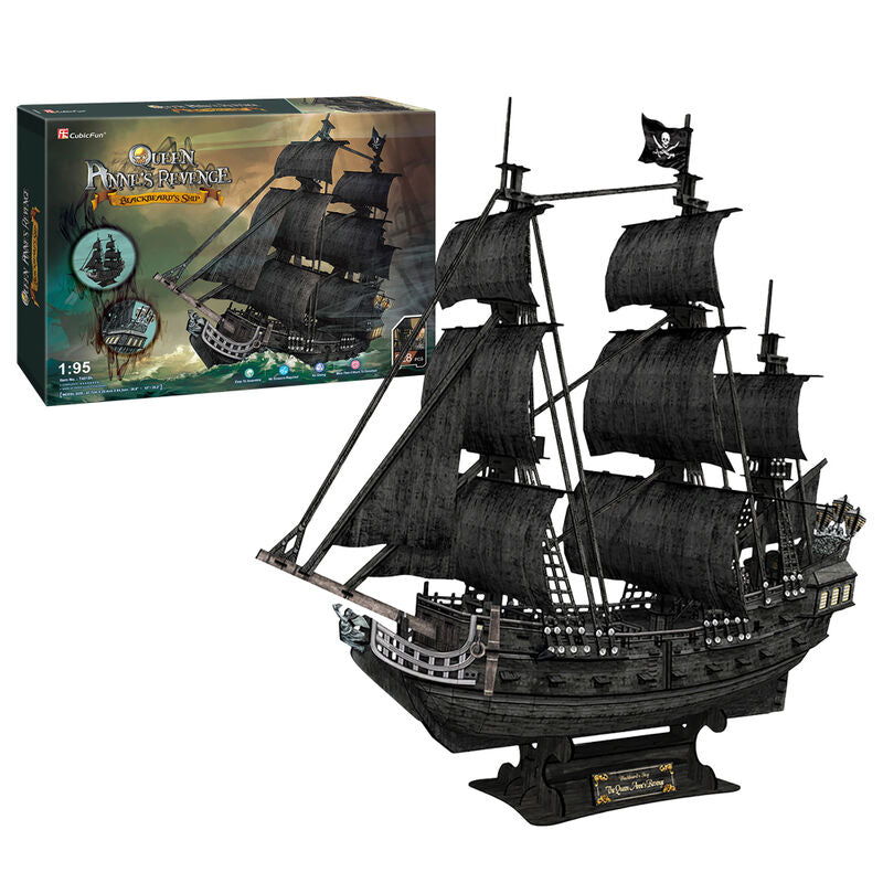 Imagen 1 - Puzzle 3D La Venganza De La Reina Ana 328Pzs