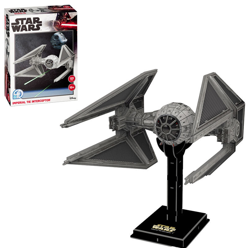 Imagen 1 de Puzzle 3D Interceptor Tie Star Wars 129Pzs