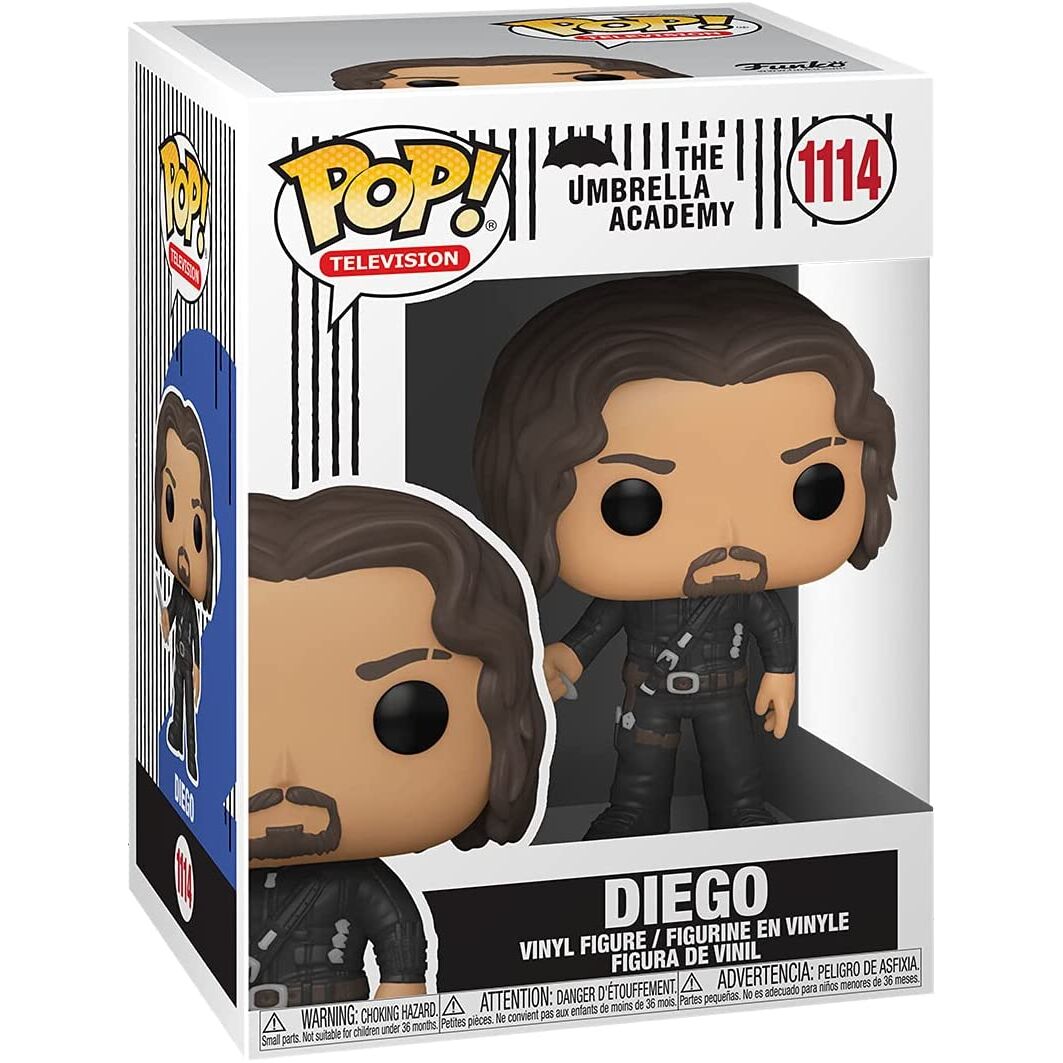 Imagen de Figura Pop Umbrella Academy Diego parte de nuestra colección en Espadas y más, sitio oficial.
