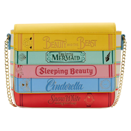 Imagen 1 de Bolso Bandolera Libros Clasicos Princesas Disney Loungefly