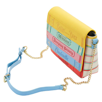 Imagen 2 de Bolso Bandolera Libros Clasicos Princesas Disney Loungefly