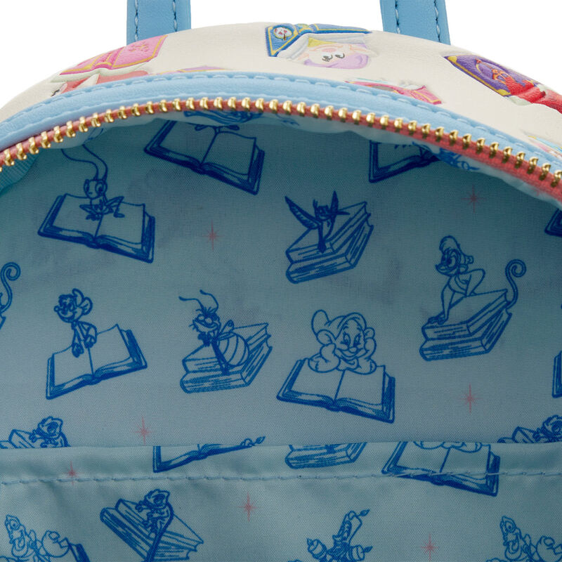 Imagen 3 - Mochila Libros Clasicos Princesas Disney Loungefly 26Cm