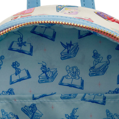 Imagen 3 - Mochila Libros Clasicos Princesas Disney Loungefly 26Cm