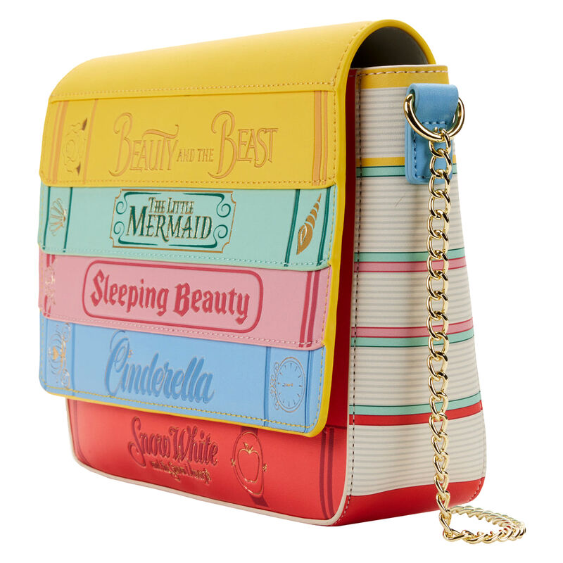 Imagen 5 de Bolso Bandolera Libros Clasicos Princesas Disney Loungefly